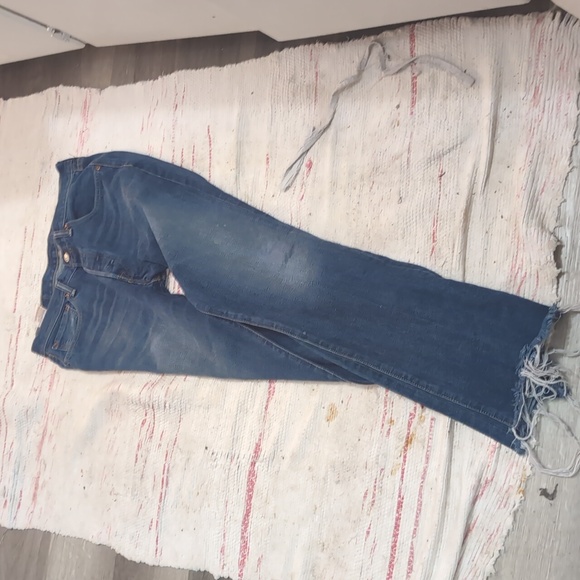 501 Levi's Blue Slim Straight Jeans with Signature Leather Patch - Picture 8 of 8